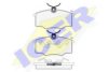 ICER 181250 Brake Pad Set, disc brake
